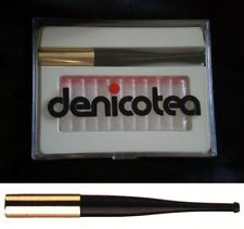 New CIGARETTE HOLDER Lady Black Denicotea with Ejector + 10 filters No 20202 picture