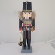 Vtg KWO German Wooden Nutcracker Hungarian Hussar 11