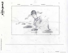 Original Storyboard Drawing of Mowgli from Jungle Book II (2003) picture