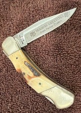 Vintage 1978-82 Parker Brothers K248  Imai Seki Japan Stag Folding Knife picture