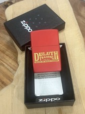 Duluth Trading Co. branded Zippo windproof lighter with a red matte finish picture