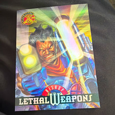 Fleer 1996 Fleer Ultra X-Men Bishop Lethal Weapons Insert Card #6/9 picture