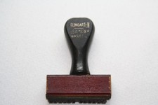 VTG Railroad Rubber Stamp CORPSE ESCORT RARE picture
