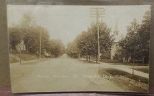RPPC Danville Ohio South Market Street Real Photo Postcard 1910 PC picture