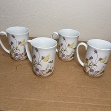 ENESCO Nature Garden Society 9oz Ceramic Coffee Tea CUP Flower Butterfly Vintage picture