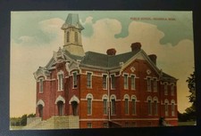 1910s Public School Indianola Nebr. Postcard Nebraska NE  picture