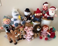 NWT 1998 CVS 12 Rudolph The Red Nosed Reindeer Island Of Misfit Toys Plush Set picture