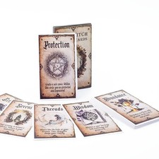 Wise Witch Oracle Deck 20 Cards Tarot Style Divination Game picture