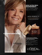 2012 Print Ad for L'oreal Age Perfect w/ Diane Keaton picture