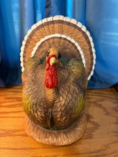 Vintage 1996 Art Line Turkey Blow Mold 11” Thanksgiving Table Yard Decoration picture