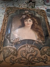 Antique Victorian Celluloid Photo Album With Lots Of Empty Pages inside Never Us picture