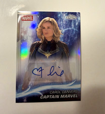 Topps 2025 Marvel Studios Chrome Captain Marvel Brie Larson Autograph AA-BL picture