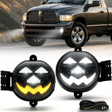 Fog Lights With 2002-2009 Dodge Ram 1500 2500 3500 Pickup Truck Front Bumper ... picture