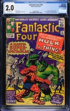 Fantastic Four #25 (1964) CGC 2.0–Hulk vs. Thing: A Relic of Mid-Century Grudges picture