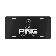 Ping Golf Vanity Plate, Custom Car Tag, Unique License Plate, Fun Gift picture