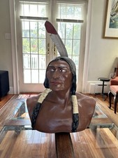 RARE NATIVE AMERICAN INDIAN Chief BUST 1912 Shawmut Bank Adelbert Ames Jr picture