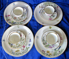 Krautheim Wiesengrund & Bergeshöhn Porcelain Cup & Saucer, Dessert Plate 4 sets picture