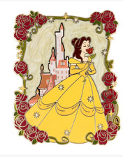 PALM Disney Beauty and the Beast Belle A Castle of Dreams Jumbo Pin LE1000 picture