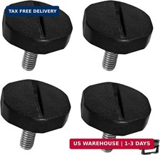 5mm Cb Radio Mounting Bracket Screws, 5mm Black Plastic Radio Bracket Knobs Repl picture
