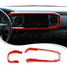 Car Central Console Dashboard Panel Frame Cover Compatible with Toyota Tacoma... picture
