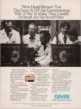 QMS 1985 Vintage Print Ad SmartWriter LaserJet Printer Technology picture