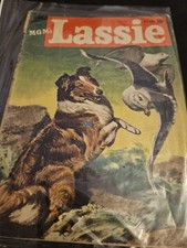 M-G-M's LASSIE 4 Golden age Dell Comics 1951 Morris Gollub Painted Cover tv show picture