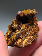 VERY RARE Strengite + Cacoxenite- Coon Creek, Polk County, Arkansas picture