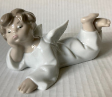 Lladro Collectible Cherub Child Angel Porcelain Figurine #4541 Stamped Spain picture