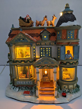 Lemax 2008 Twas The Night Before Christmas Musical Lighted House   VIDEO picture