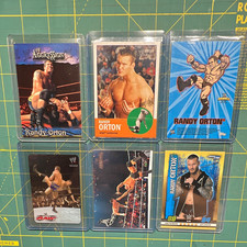 Randy Orton WWE Card Lot 16 2003-14 Vintage Fleer Topps Edibas Slam Attax picture