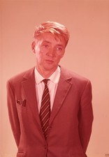 PFE4-145 OSKAR WERNER 1968 ORIGINAL NY MIRROR 5X7 COLOR TRANSPARENCY picture