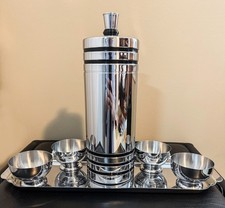 CHASE ART DECO 6-PC HOLIDAY COCKTAIL SET BY H. REICHENBACH & H. LAYLON C 1934 picture
