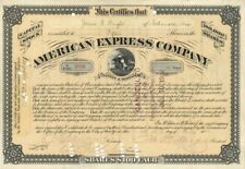 American Express Co. signed by J. C. Fargo - Autographed Stock Certificate - Aut picture