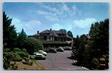Word of Life Inn & Cottages Schroon Lake NY 1954 Postcard Vintage Cars picture