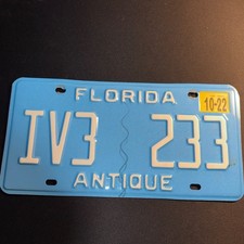 Florida License Plate - Antique Classic Vehicle picture