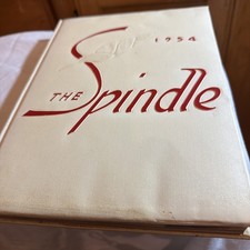 Vintage Lowell Massachusetts High School  1954 Spindle Yearbook picture