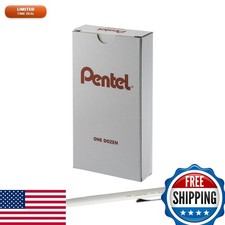 Pentel Orenz Mechanical Pencil 0.2mm White Barrel Box of 12 PP502W picture