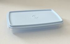 Tupperware Snack-Stor Slim Container Blue NEW picture