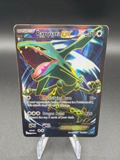LP+ Pokemon Rayquaza EX 104/108 Roaring Skies Full Art Holo ENG 2015 picture