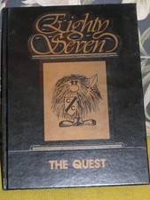 Connolly Jr. HS Yearbook Annual 1987 Middle School Tempe, AZ The Quest Signed picture