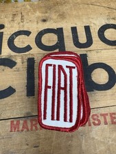 25 Vtg Fiat Red White Patches 1.75
