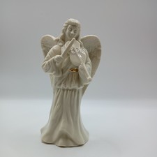 Vtg. Lenox Inspiration Collection Angel With A Violin Gold Trim Porcelain Figure picture
