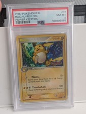 Pokemon Raichu Reverse Holo Power Keepers 12/108 PSA 8 picture