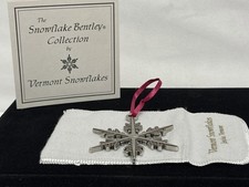Danforth Pewter Snowflake Bentley Collection 2011 picture