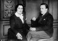 The author Emil Ludwig and his wife Germany 1931 Old Historic Photo picture