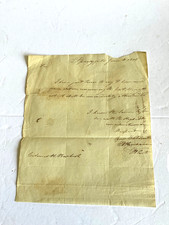 EARLY US ARMY JUNE 1808 DATED SPRINGFIELD ARTILLERY LETTER IMMEDIATE ATTENTION picture