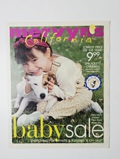 1999 Mervyn's California Baby Sale Newspaper Circular 32 Pages Vintage Catalog picture