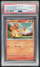 2026 Pokemon Ascended Heroes #020/217 Charmander Common PSA 10 picture