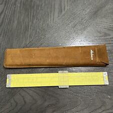 Vintage Pickett N-500-ES Hi Log Slide Rules All Metal Ruler 1962 W/ Case USA picture