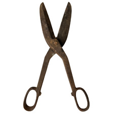 Antique Hand Forged Steel Tin Snips Cutters Shears 16